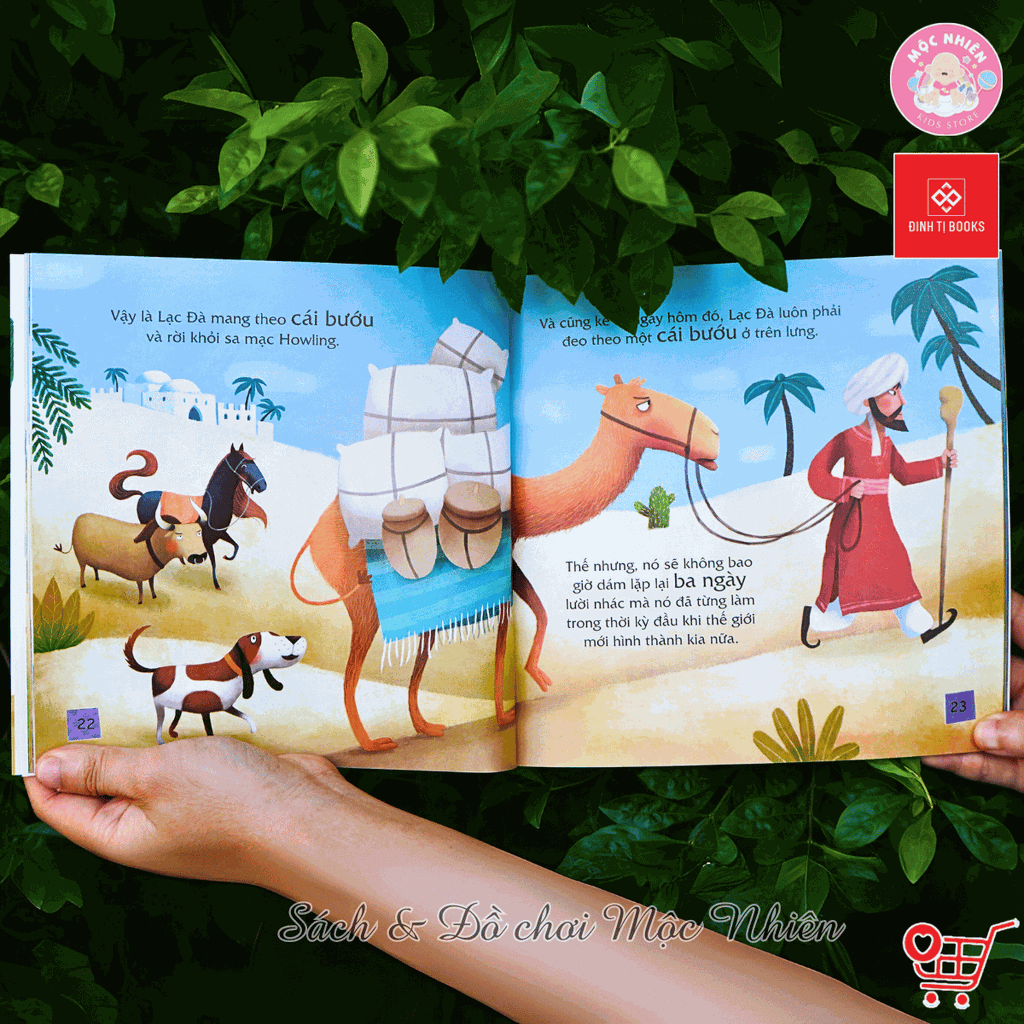 Combo 02 cuốn Sách - Truyện kể mỗi ngày cho trẻ 3 - 9 tuổi (Sự tích các loài vật và Ngụ ngôn Aesop) - Đinh Tị Books