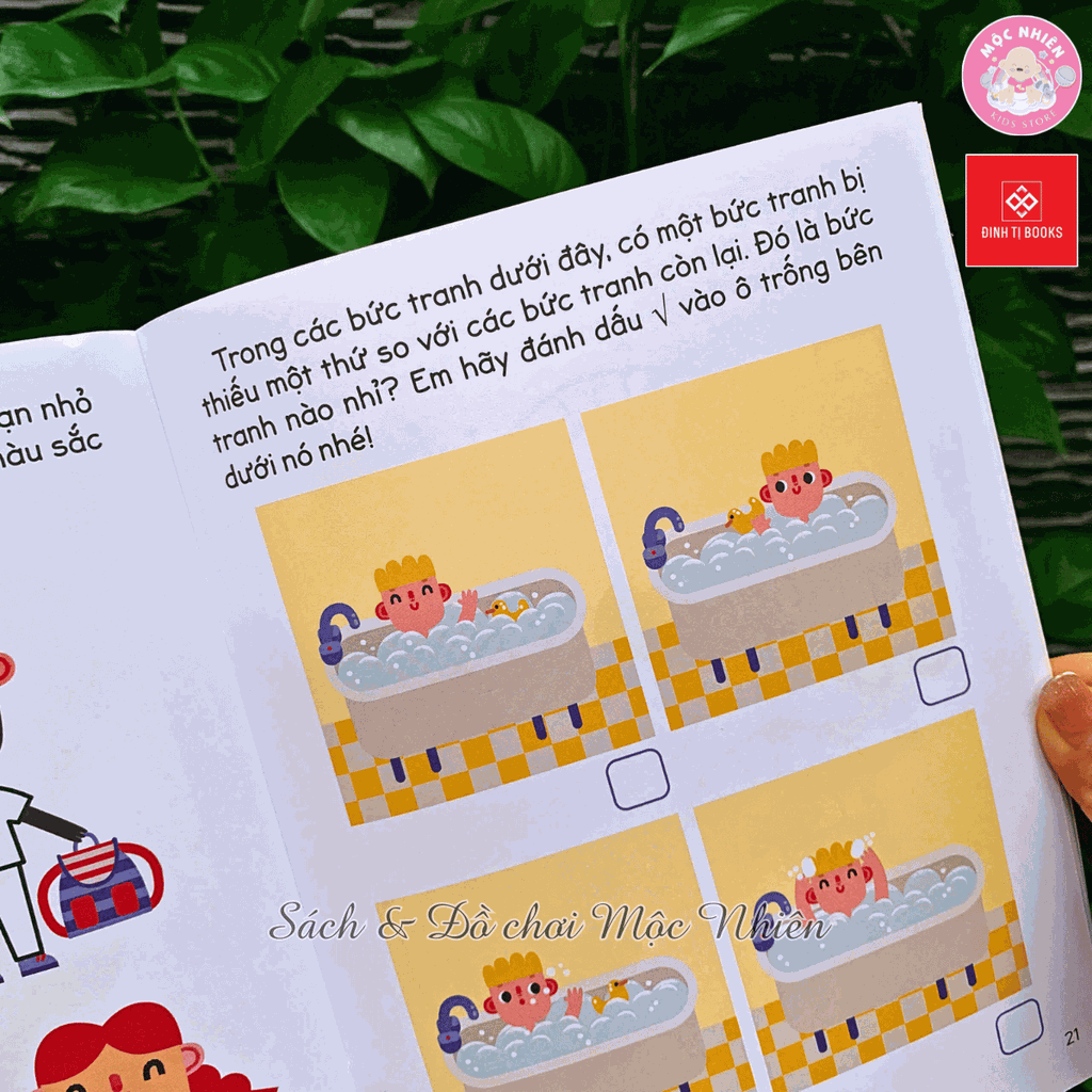 Combo 04 cuốn sách - 30++ hoạt động rèn luyện kỹ năng tư duy cho trẻ - Đinh Tị Books