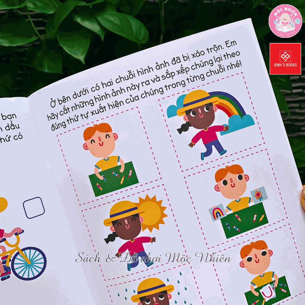 Combo 04 cuốn sách - 30++ hoạt động rèn luyện kỹ năng tư duy cho trẻ - Đinh Tị Books