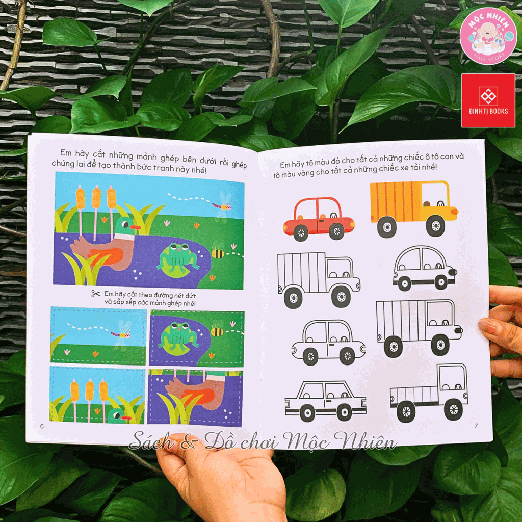 Combo 04 cuốn sách - 30++ hoạt động rèn luyện kỹ năng tư duy cho trẻ - Đinh Tị Books