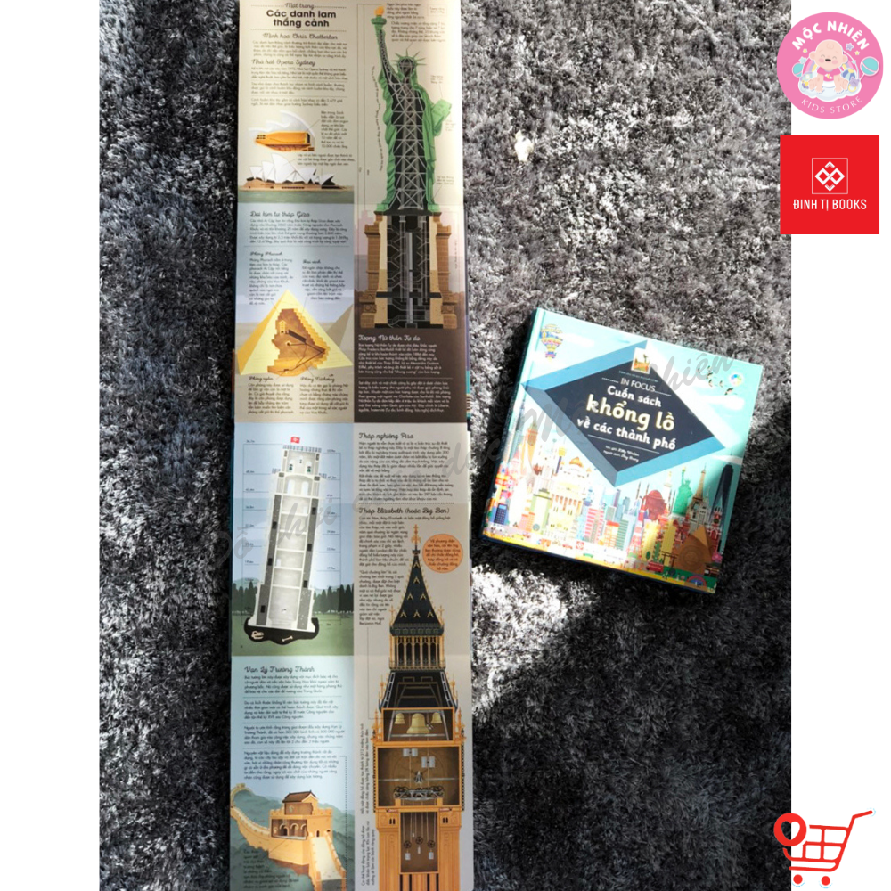 Combo 02 cuốn Khám phá In Focus - Cuốn sách khổng lồ - Đinh Tị Books