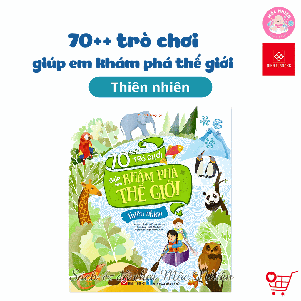 Combo 3 quyển Sách - 70++ trò chơi giúp em khám phá thế giới - Đinh Tị Books