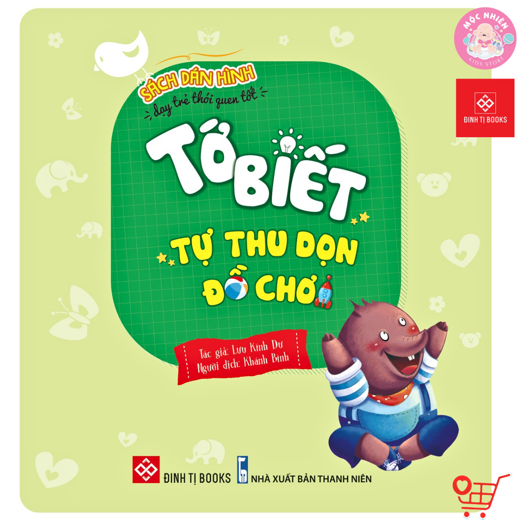 Combo 06 cuốn Sách Dán hình - Dạy trẻ thói quen tốt - Đinh Tị Books