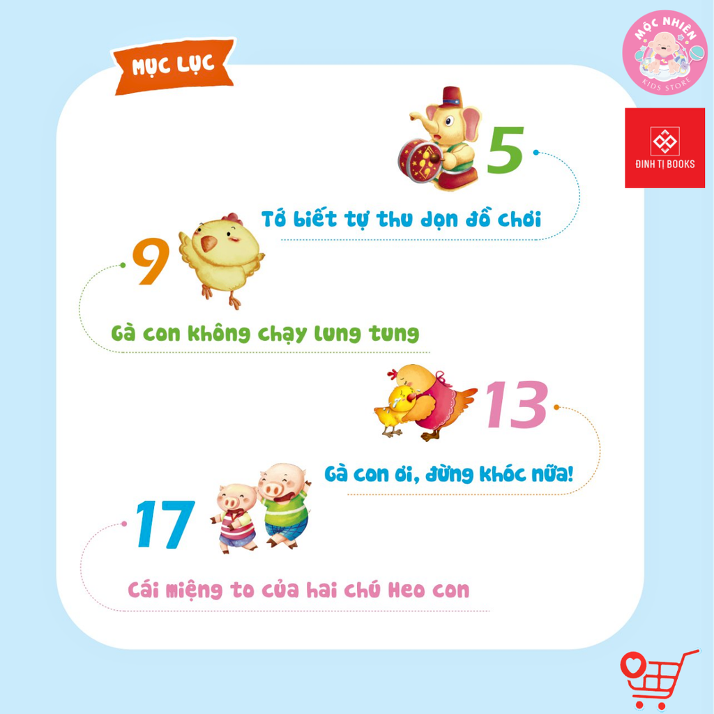 Combo 06 cuốn Sách Dán hình - Dạy trẻ thói quen tốt - Đinh Tị Books