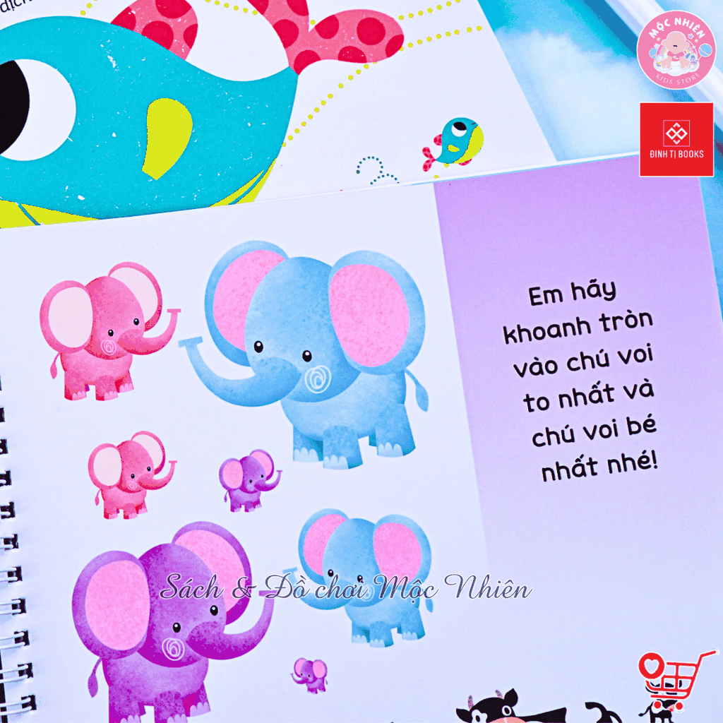 Sách Viết xóa thông minh cho bé từ 4-7 tuổi - Đinh Tị Books