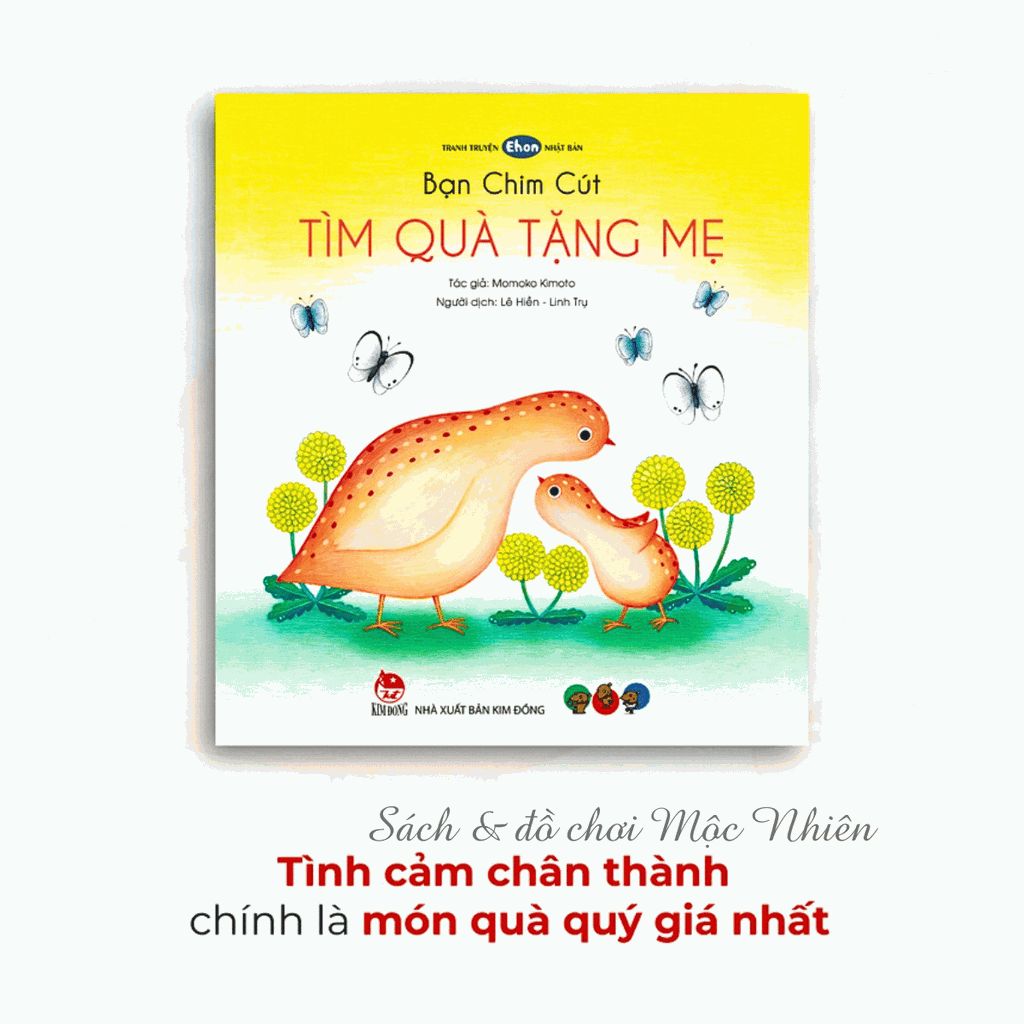 Sách Truyện Ehon cho bé 1-2-3 tuổi - Bé yêu thương gia đình - MOGU
