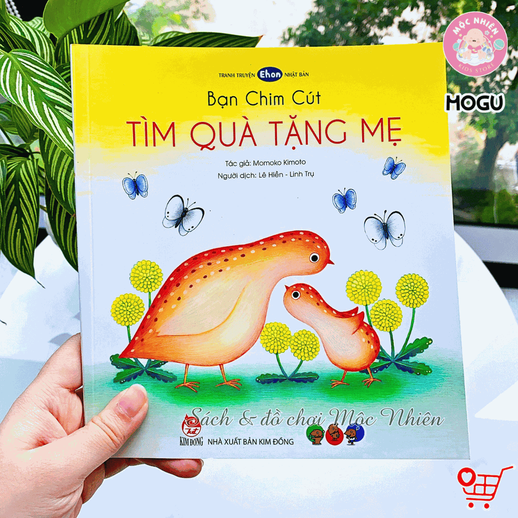 Sách Truyện Ehon cho bé 1-2-3 tuổi - Bé yêu thương gia đình - MOGU