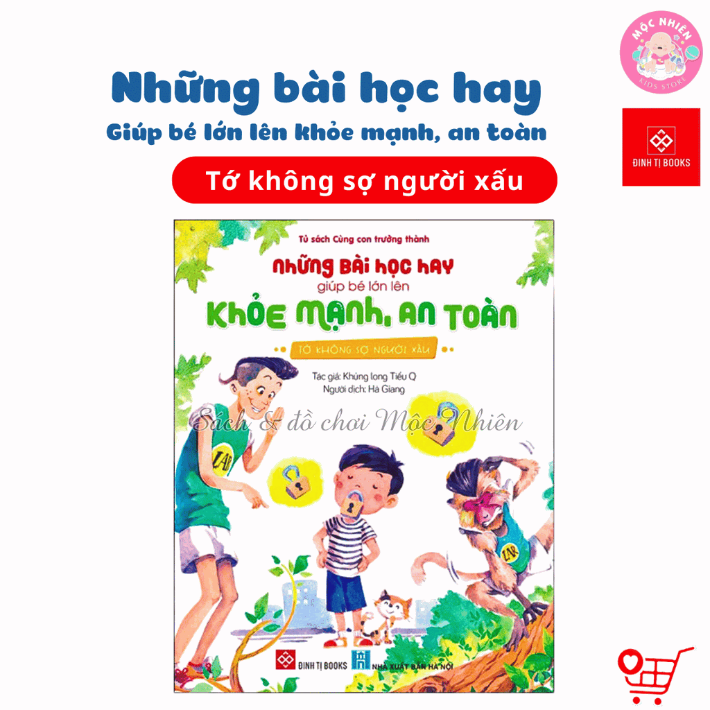 Combo 05 cuốn Sách - Những bài học hay giúp bé lớn lên khỏe mạnh, an toàn - Đinh Tị Books