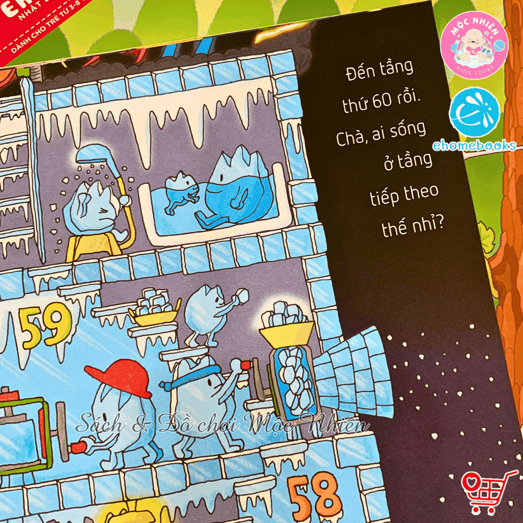 Combo 06 cuốn Sách ehon - Tòa nhà 100 tầng (Dành cho bé từ 3-8 tuổi) - Ehomebooks