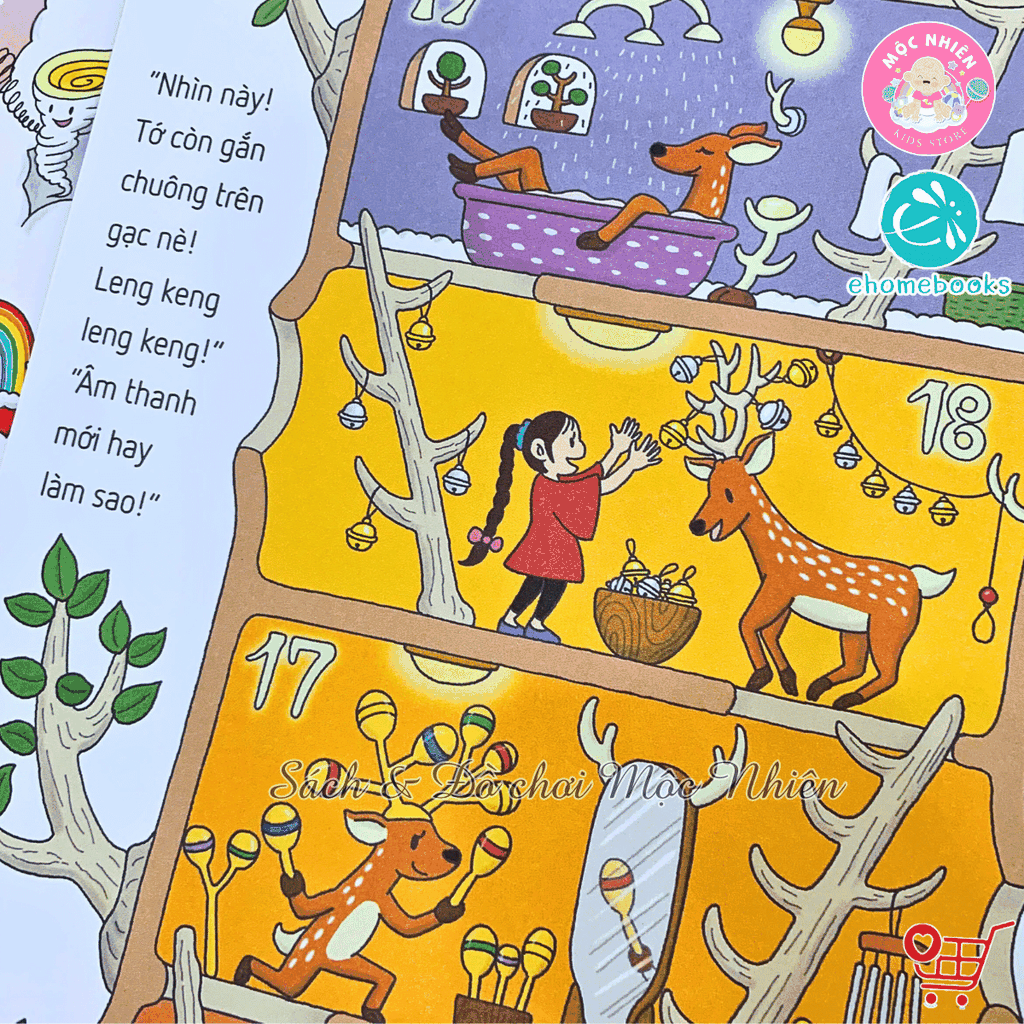 Sách ehon - Tòa nhà 100 tầng (Dành cho bé từ 3-8 tuổi) - Ehomebooks