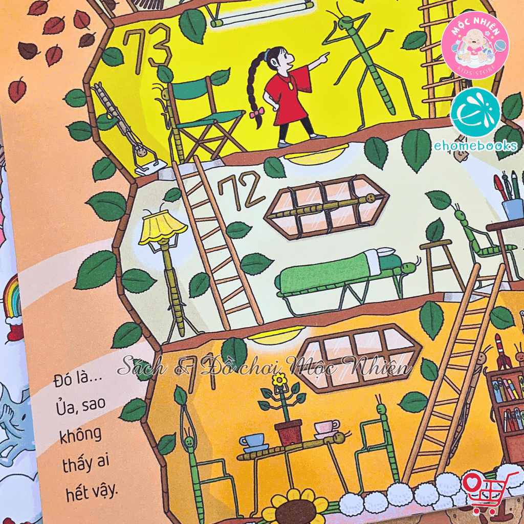 Combo 06 cuốn Sách ehon - Tòa nhà 100 tầng (Dành cho bé từ 3-8 tuổi) - Ehomebooks