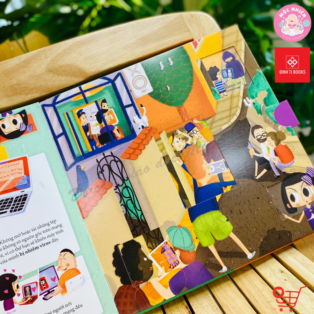 Sách tương tác - Rèn luyện kỹ năng đầu đời cho trẻ - 30 câu trắc nghiệm - Đinh Tị Books