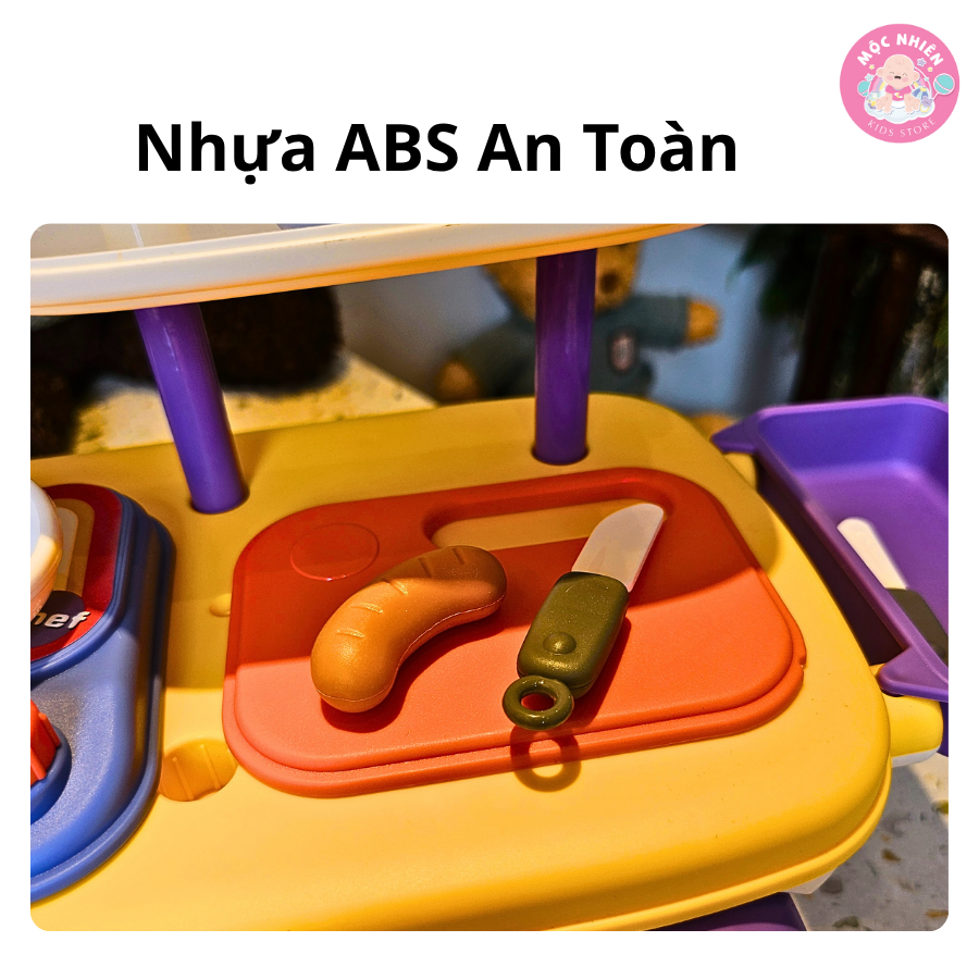 Bộ đồ chơi nhập vai Xe lưu động cho trẻ từ 3 tuổi - Chất liệu nhựa ABS cao cấp - Toys&Joys