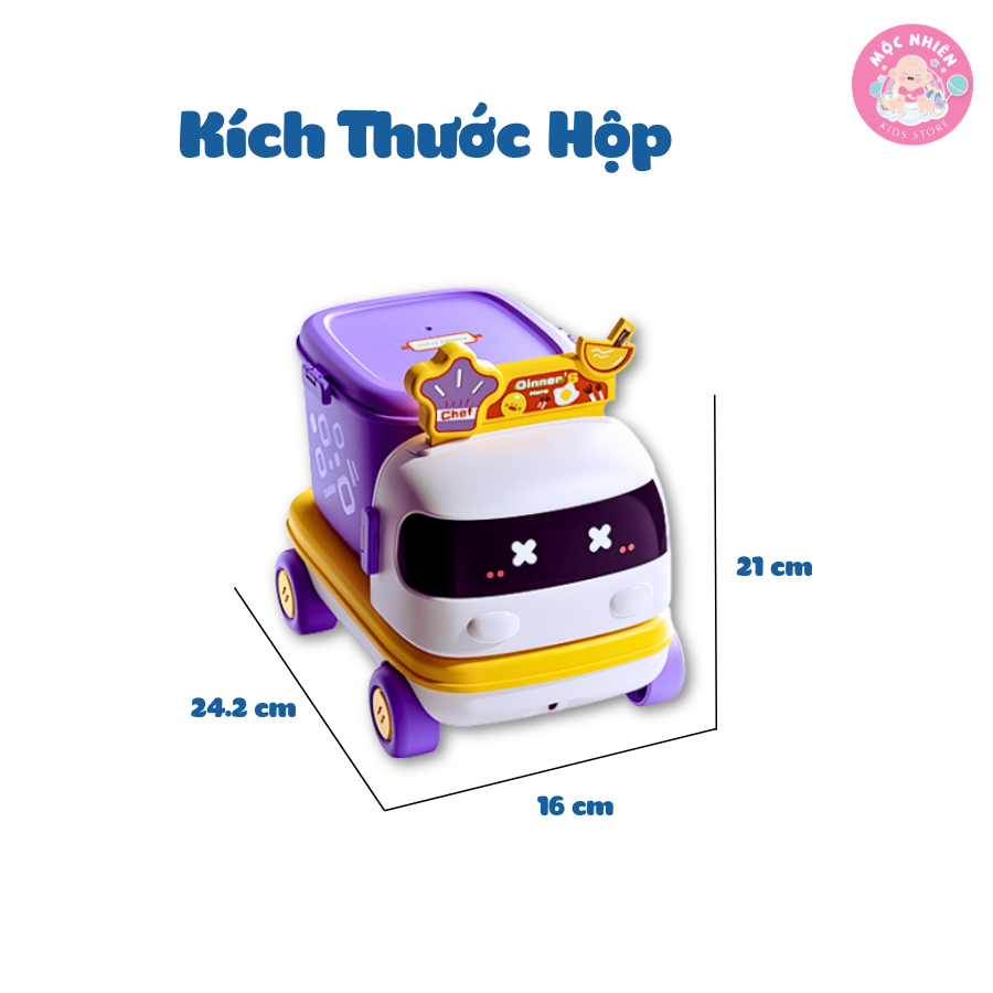 Bộ đồ chơi nhập vai Xe lưu động cho trẻ từ 3 tuổi - Chất liệu nhựa ABS cao cấp - Toys&Joys