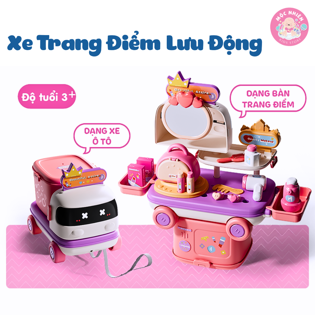 Bộ đồ chơi nhập vai Xe lưu động cho trẻ từ 3 tuổi - Chất liệu nhựa ABS cao cấp - Toys&Joys