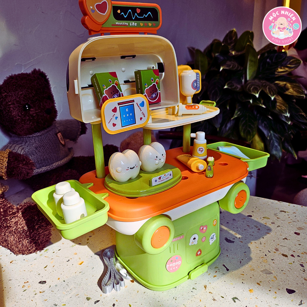 Bộ đồ chơi nhập vai Xe lưu động cho trẻ từ 3 tuổi - Chất liệu nhựa ABS cao cấp - Toys&Joys