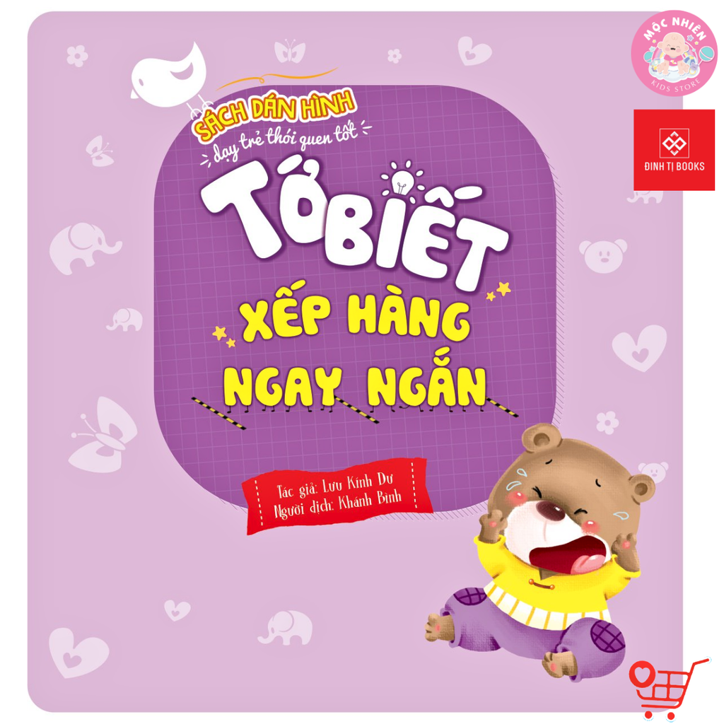 Combo 06 cuốn Sách Dán hình - Dạy trẻ thói quen tốt - Đinh Tị Books