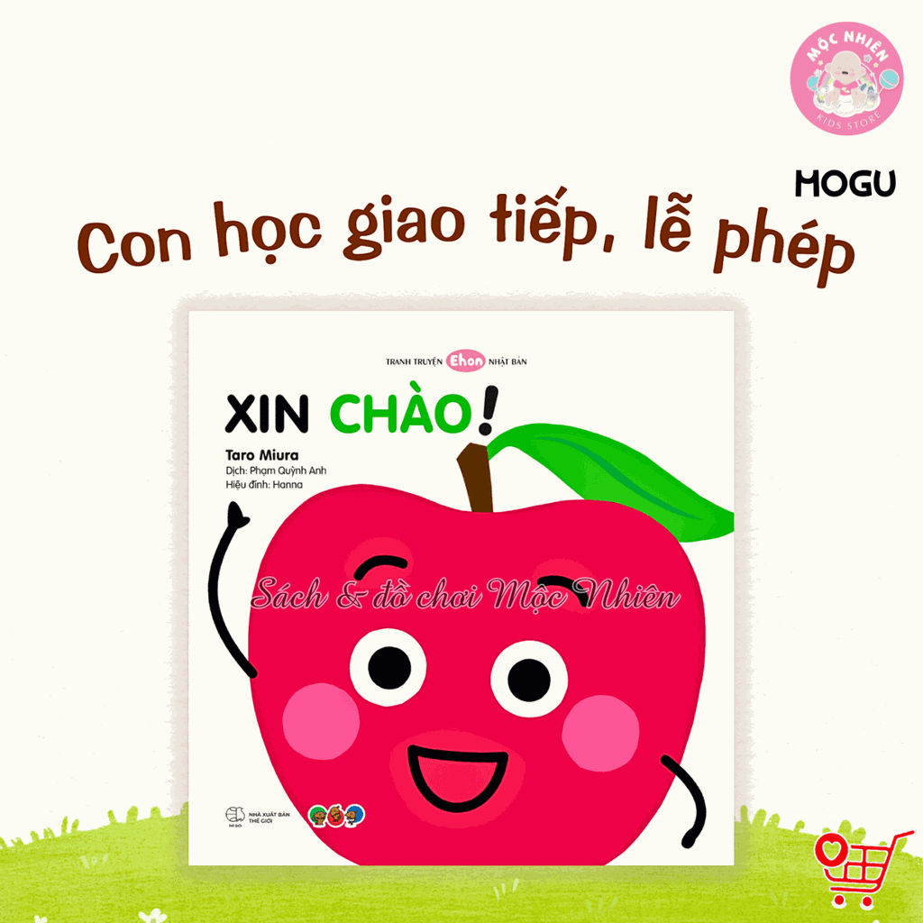 Sách Truyện Ehon bé 1-2-3 tuổi - Phát triển kỹ năng hằng ngày - MOGU