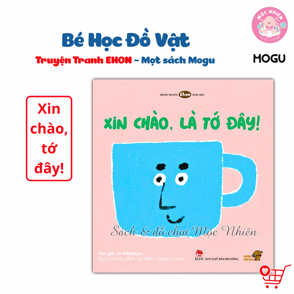 Combo 04 cuốn Sách Truyện Ehon cho bé 1-2-3 tuổi - Bé học đồ vật (0-3 tuổi) - MOGU