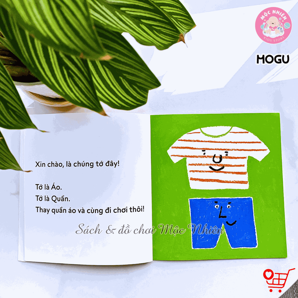 Combo 04 cuốn Sách Truyện Ehon cho bé 1-2-3 tuổi - Bé học đồ vật (0-3 tuổi) - MOGU