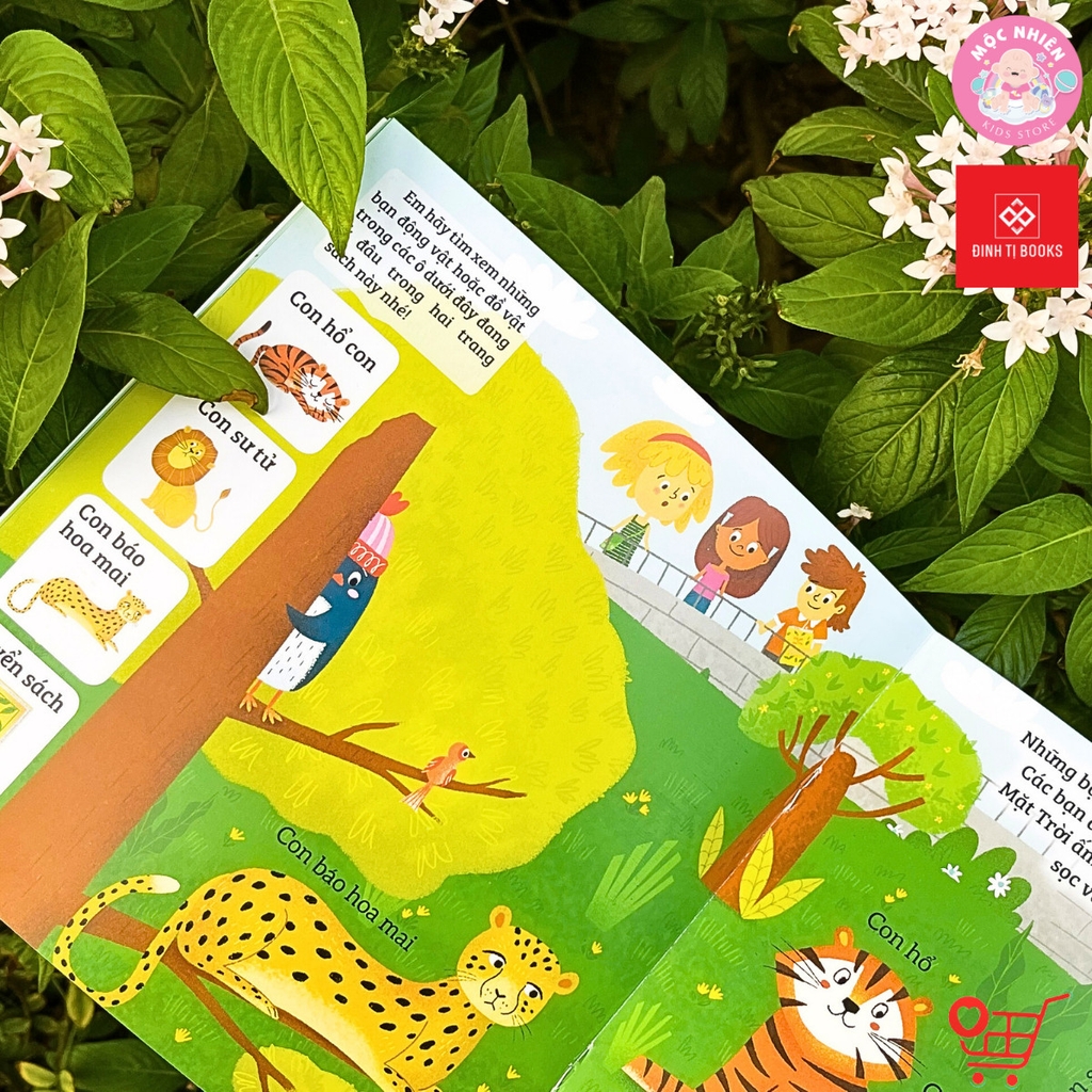 Sách - Bé rèn trí thông minh qua hoạt động quan sát và tìm kiếm - 05 chủ đề dành cho bé 0 - 6 tuổi - Đinh Tị Books