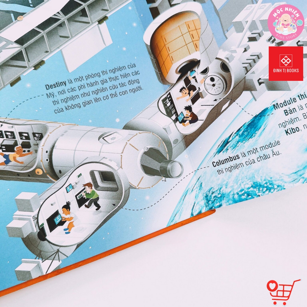 Big Book 168N - Cuốn sách khổng lồ về Tên lửa và các thiết bị vũ trụ - Đinh Tị Books
