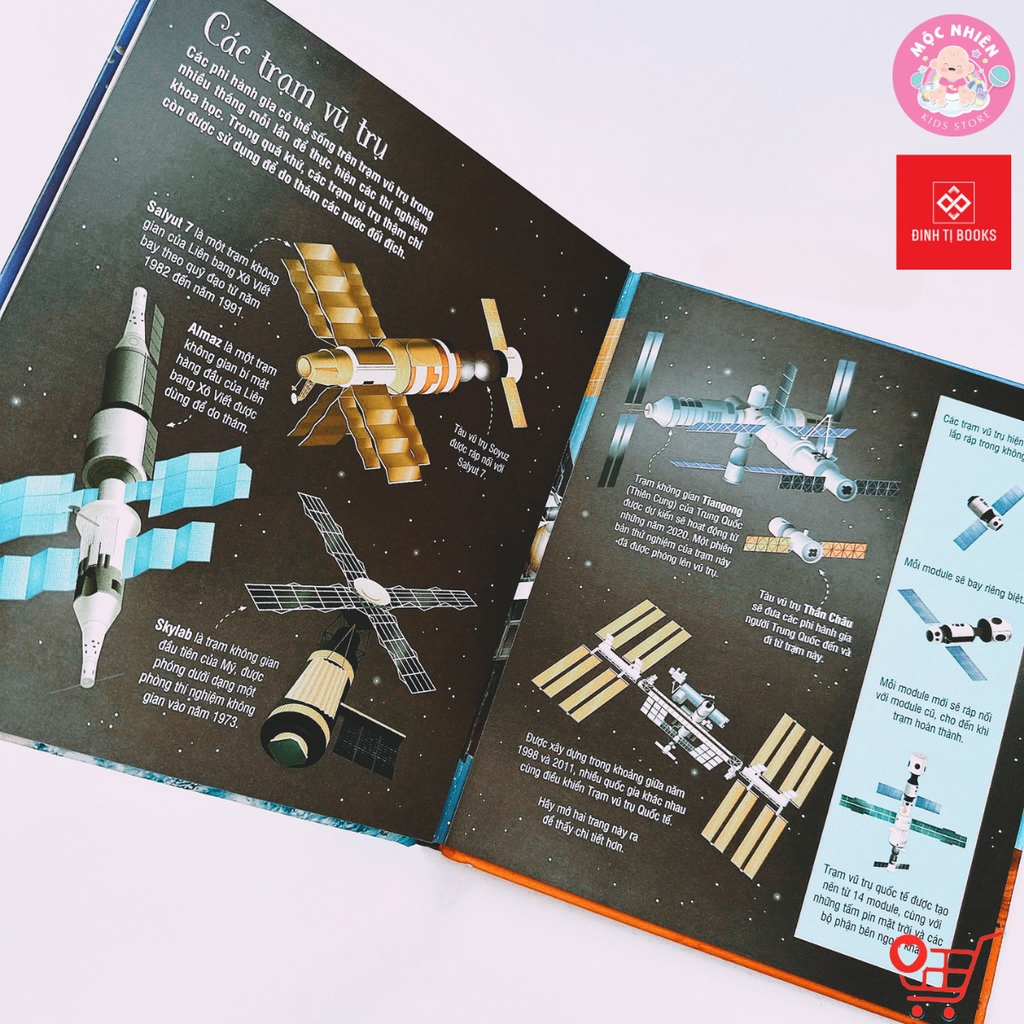 Big Book 168N - Cuốn sách khổng lồ về Tên lửa và các thiết bị vũ trụ - Đinh Tị Books