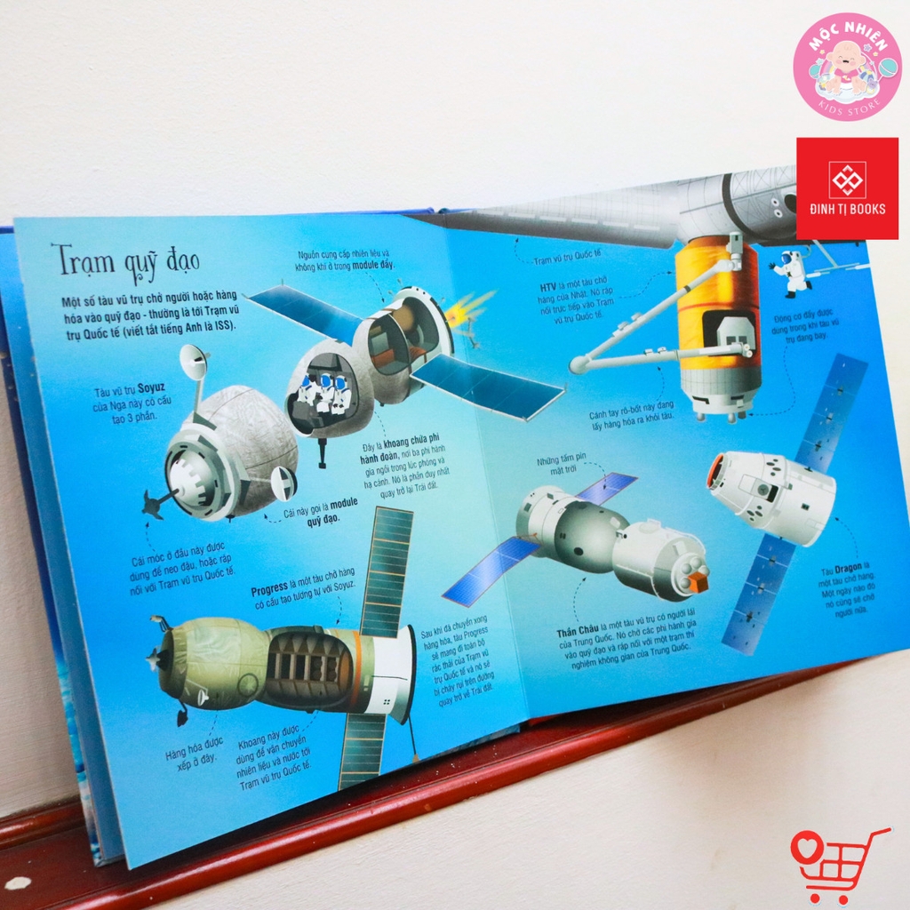 Big Book 168N - Cuốn sách khổng lồ về Tên lửa và các thiết bị vũ trụ - Đinh Tị Books