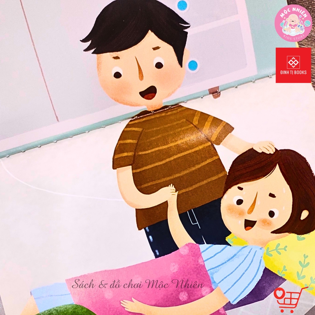 Sách Tương Tác Lật Mở - Kỹ Năng Đầu Đời Cho Bé (2 - 12 Tuổi) - Đinh Tị Books