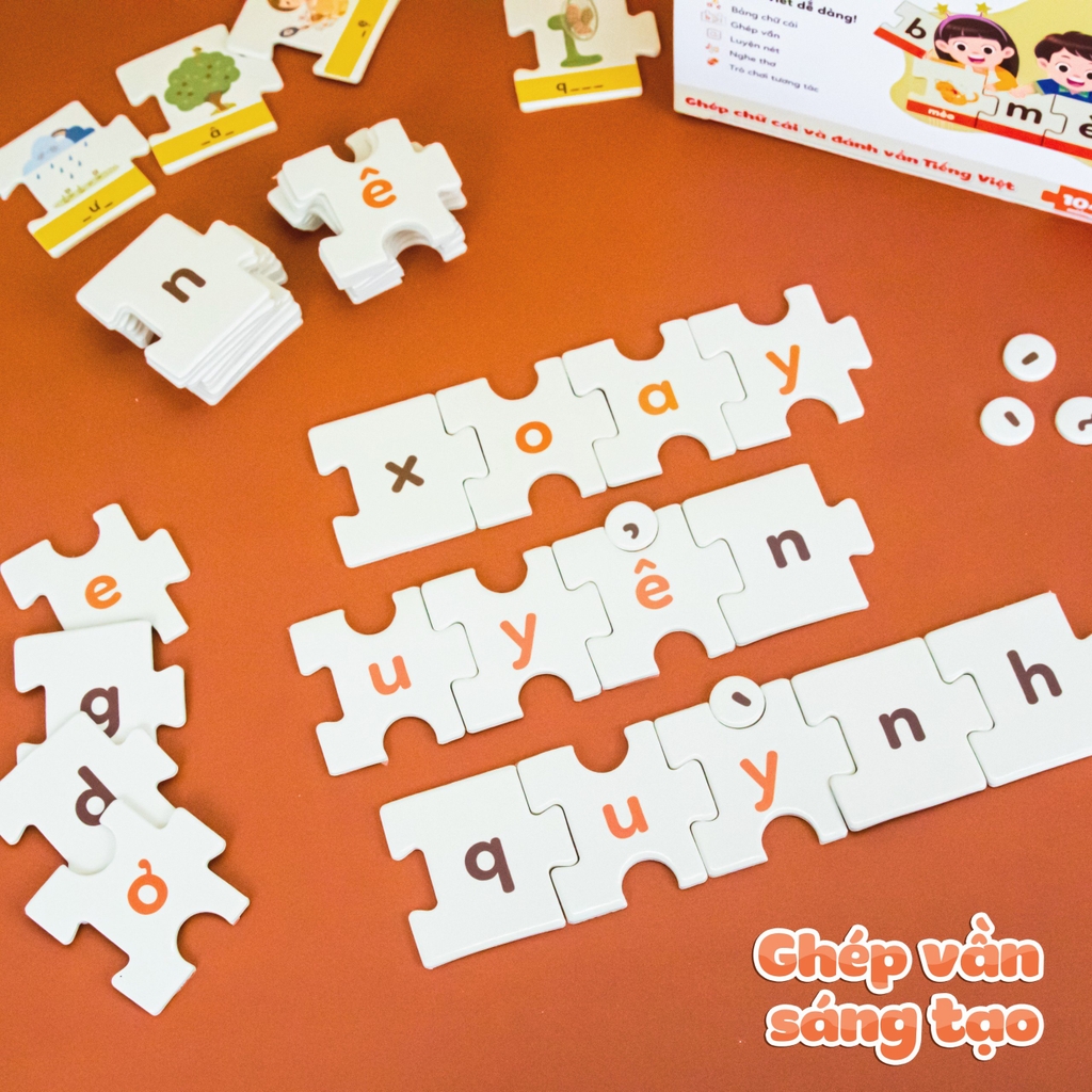 Kennen Match It - Puzzle ghép chữ cái và đánh vần Tiếng Việt