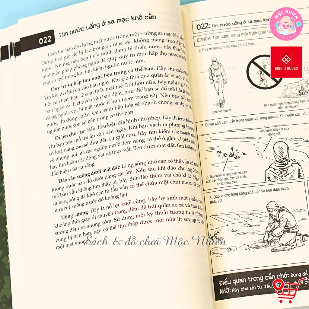 Sách - 100 kỹ năng sinh tồn - Đinh Tị Books