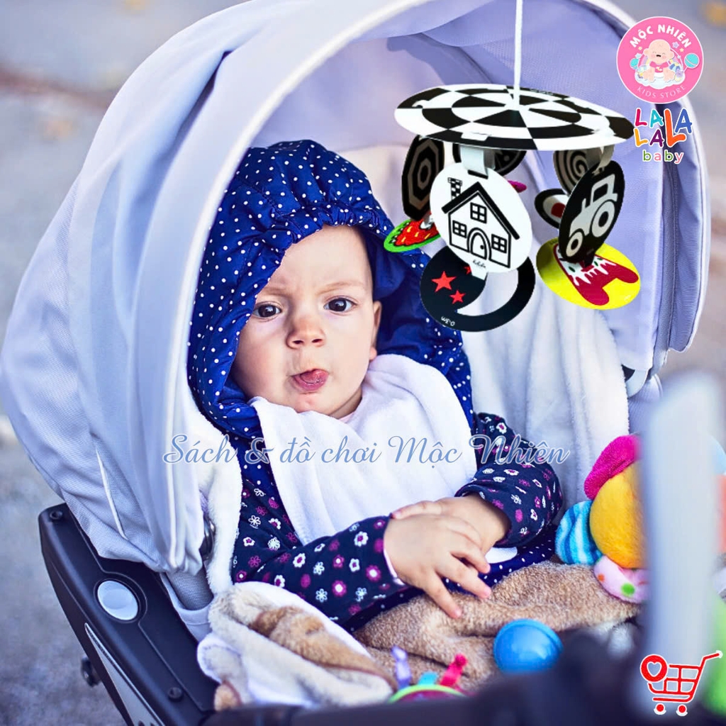 Đồ Chơi Treo Cũi Treo Xe Đẩy Kích Thích Thị Giác Bé Sơ Sinh 0-6 Tháng - Lalala Baby