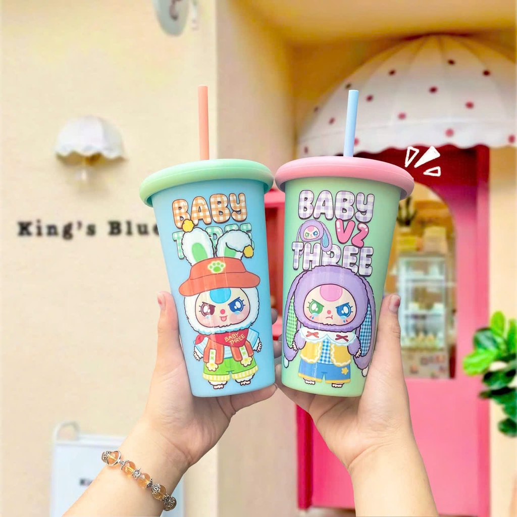 Blindbox Ly mù Baby three phiên bản V2 400% - Túi mù Hộp mù ngẫu nhiên - Ly nhựa mù in 3D nổi