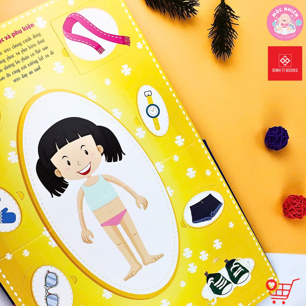 Sách Tương Tác Lật Mở Khám Phá Khổ lớn Lift-The-Flap - Lật mở khám phá - The Human Body - Cơ thể người (Dành cho bé từ 0-6 tuổi) - Đinh Tị Books