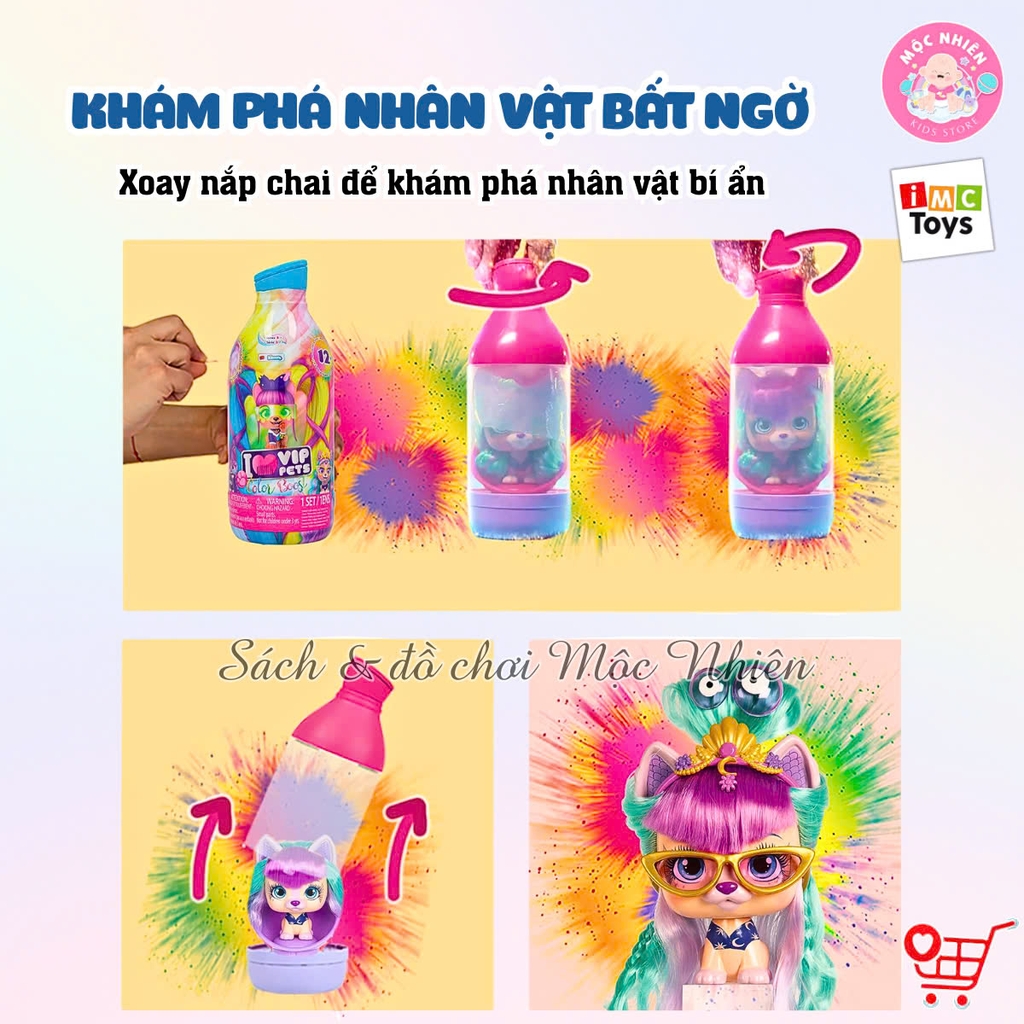 Búp bê Vip Pets Color Boost - IMC Toys