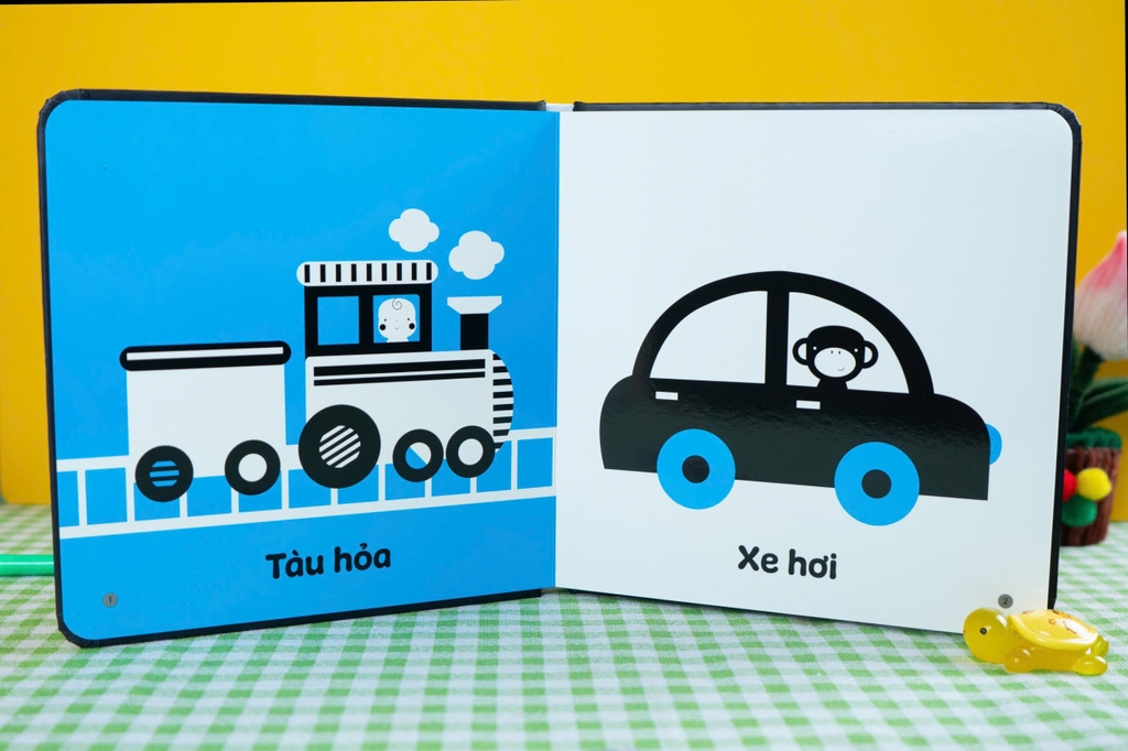 Combo 04 quyển Sách Tương Tác Kích Thích Thị Giác và Xúc Giác (0 - 3 Tuổi) - Đinh Tị Books