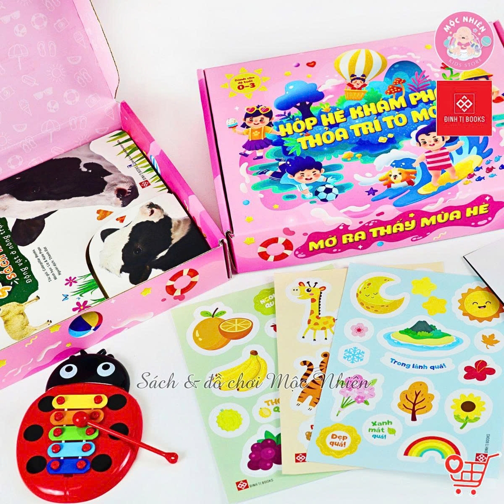 Hộp Hè Khám Phá, Thỏa Trí Tò Mò – Mở Ra Thấy Mùa Hè (cho trẻ 0 - 3 tuổi)