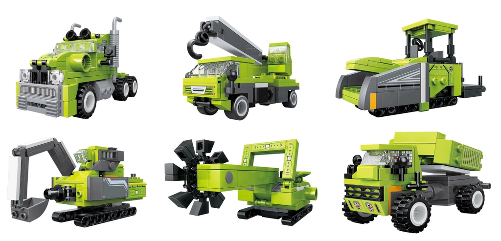 Đồ chơi lắp ráp Qman 41110 - Robot Kỹ sư (737 chi tiết) - Dành cho bé trai từ 6 tuổi