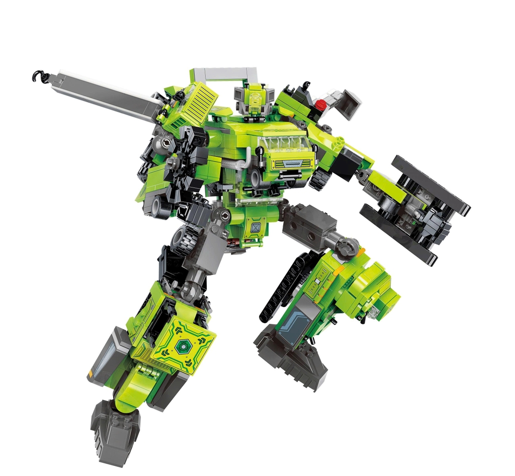 Đồ chơi lắp ráp Qman 41110 - Robot Kỹ sư (737 chi tiết) - Dành cho bé trai từ 6 tuổi
