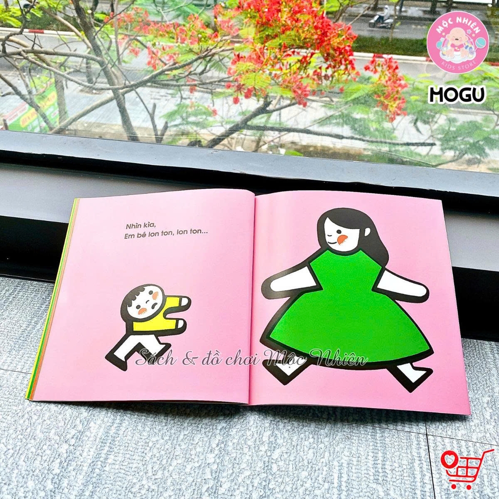 Combo 04 cuốn Sách Truyện Ehon cho bé 1-2-3 tuổi - Nuôi dạy em bé biết yêu thương - Mọt sách Mogu