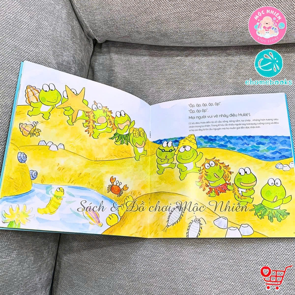 Bộ Sách Ehon Cho Bé Từ 3 Đến 6 Tuổi - Mười Chú Ếch (Combo 06 Tập) - Bìa Mềm - Ehomebooks