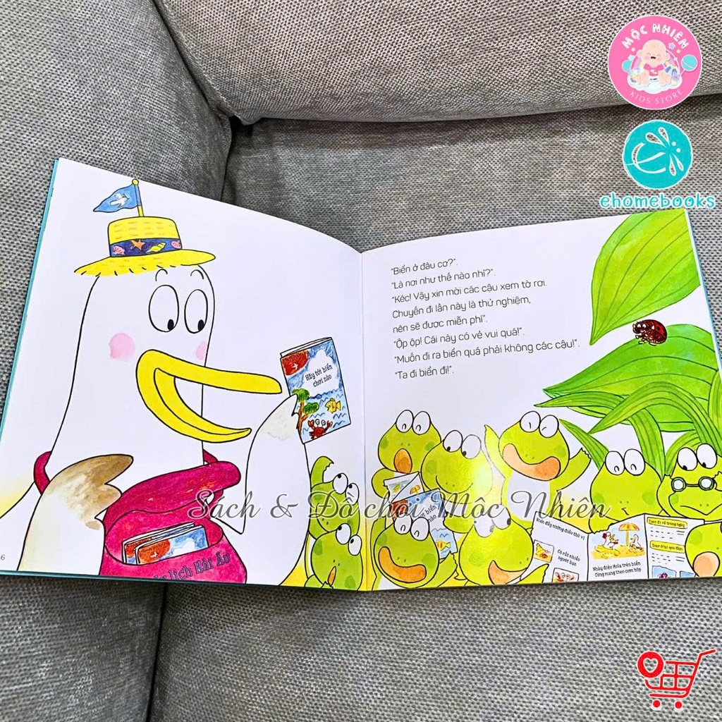 Bộ Sách Ehon Cho Bé Từ 3 Đến 6 Tuổi - Mười Chú Ếch (Combo 06 Tập) - Bìa Mềm - Ehomebooks