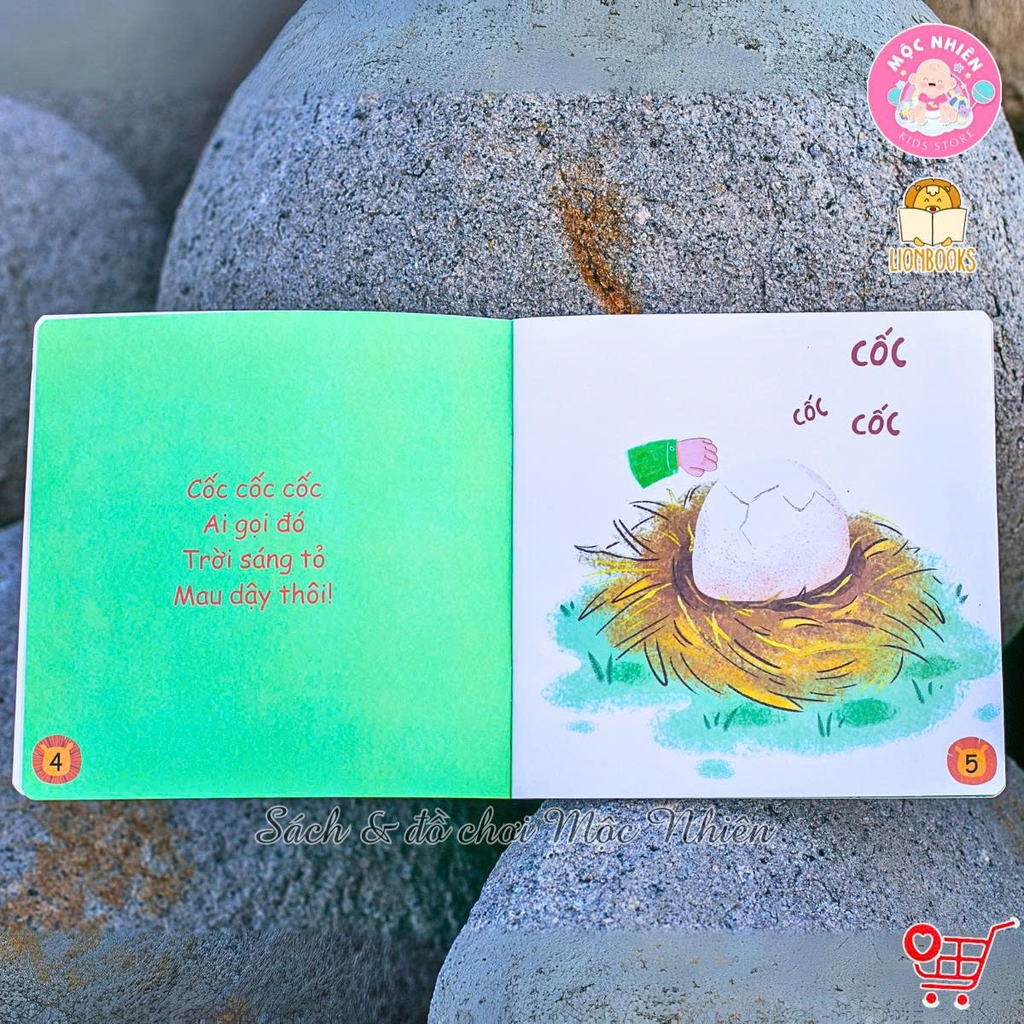 Bộ 02 cuốn sách - Muôn điều kì diệu Phần 1 (Trứng ơi dậy thôi và Bú ti bú tí) - Lionbooks