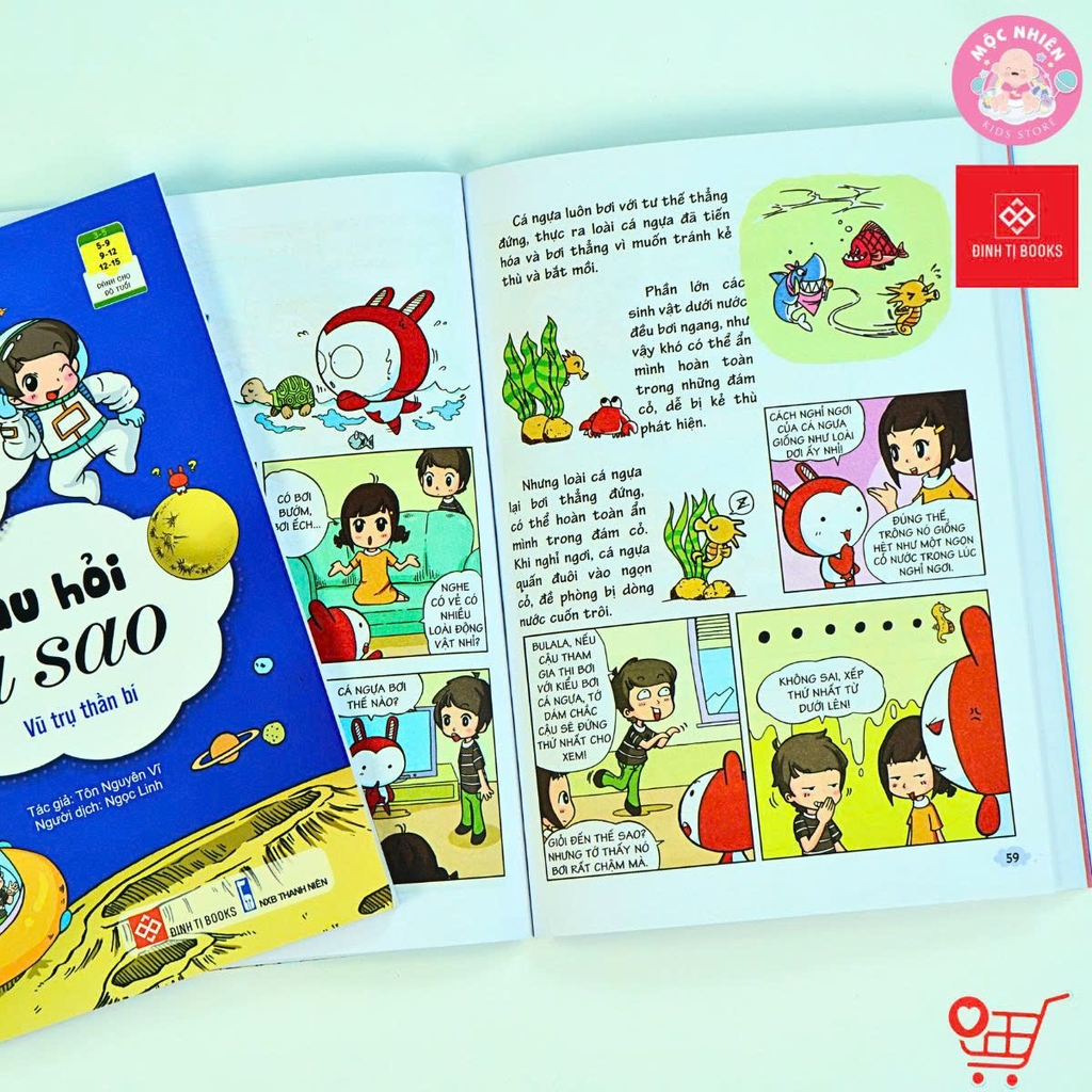 Sách - 10 vạn câu hỏi vì sao - Vũ trụ Trái đất - Đinh Tị Books