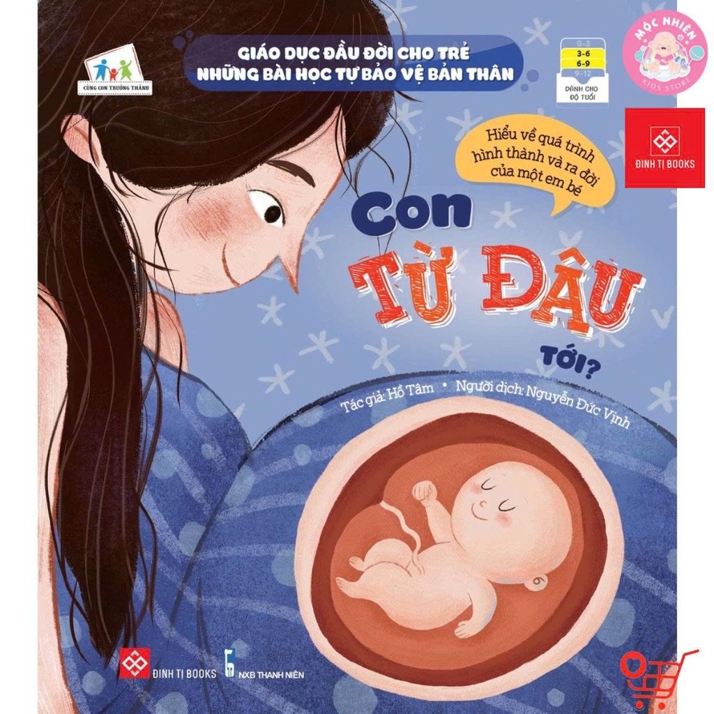 Sách - Bộ 06 cuốn - Giáo dục đầu đời cho trẻ - Những bài học tự bảo vệ bản thân - Đinh Tị Books