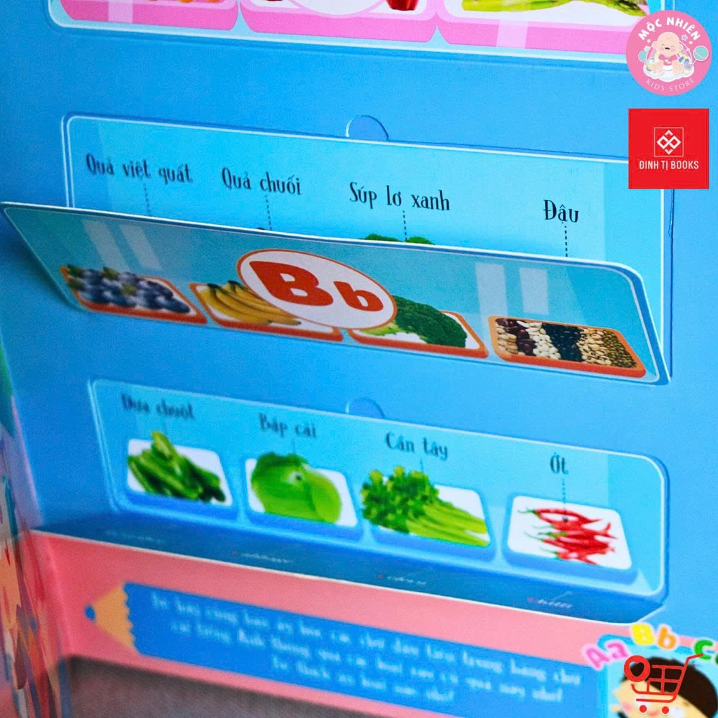 Sách Tương Tác Lật Mở Khám Phá Khổ lớn Lift-The-Flap - Lật mở khám phá - My ABC chữ cái - Đinh Tị Books