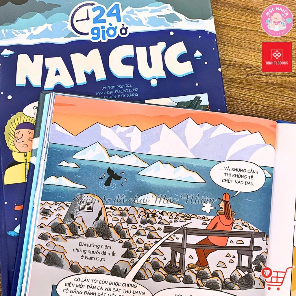 Sách Bách khoa tri thức - 24 giờ - Truyện tranh khám phá cuộc sống cho trẻ từ 6 - 15 tuổi - Đinh Tị Books
