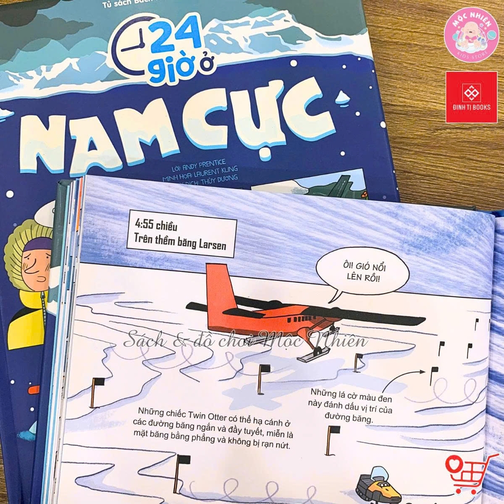 Sách Bách khoa tri thức - 24 giờ - Truyện tranh khám phá cuộc sống cho trẻ từ 6 - 15 tuổi - Đinh Tị Books