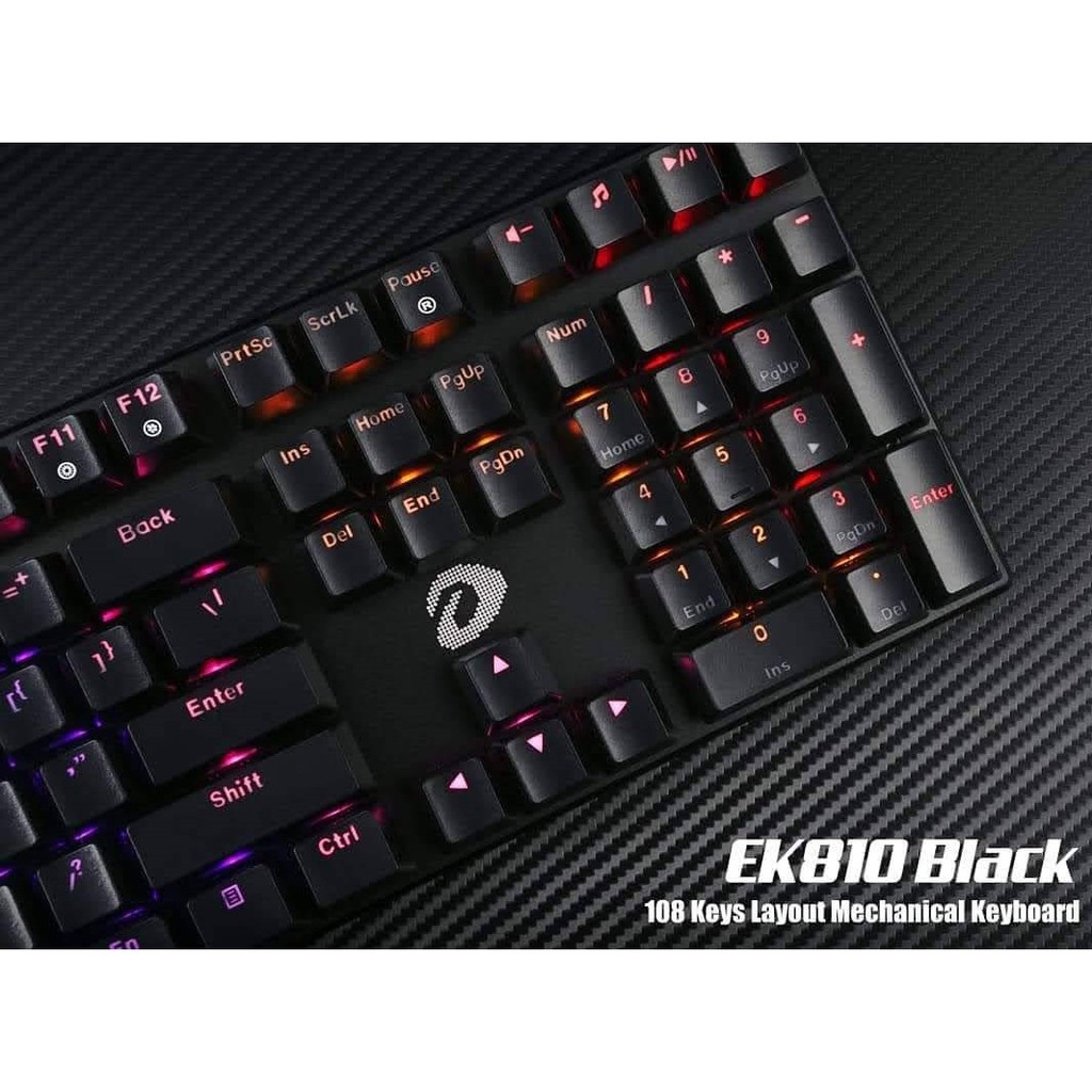 Bàn phím DARE-U EK810 Glorius Multi-led Black