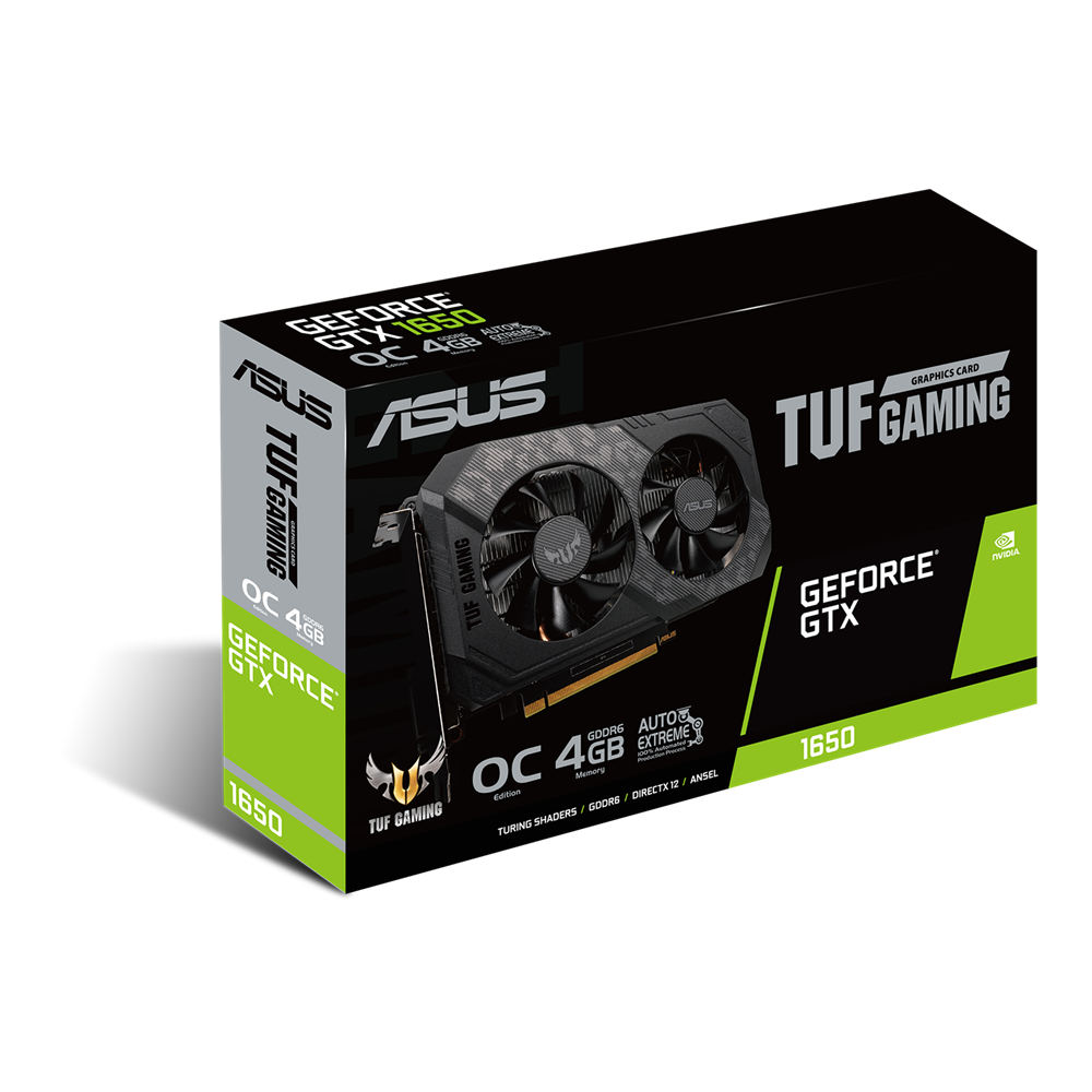 ASUS TUF Gaming GeForce GTX OC 1650 4GB GDDR6